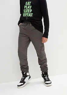 Termo džíny bez zapínání, Regular Fit, s žerzejovou podšívkou, bonprix