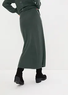 Pletená sukně, lehce zvonová, bonprix