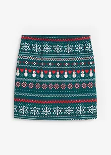 Minisukně s norským vzorem, ze směsi bavlny a elastanu, bonprix