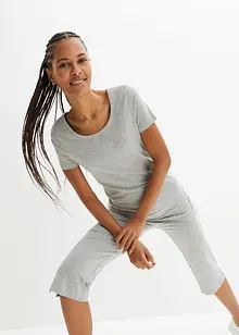 Dlouhé tričko s nápisem (2 ks v balení), bonprix