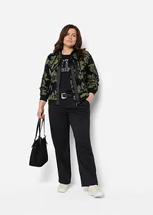 Mikina na zapínání, s bavlnou, bonprix