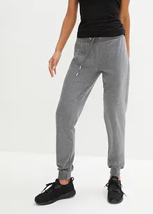 Joggingové kalhoty s náplety, bonprix