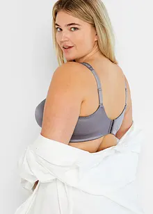 Odlehčující podprsenka bez kostic, s polstrovanými ramínky (2 ks v balení), bonprix