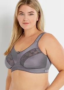 Odlehčující podprsenka bez kostic, s polstrovanými ramínky (2 ks v balení), bonprix