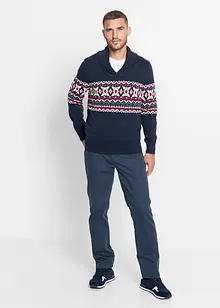 Chino kalhoty z čisté bavlny Regular Fit, Straight, bonprix