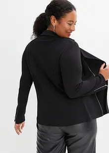 Motorkářská úpletová bunda z viskózové směsi, bonprix