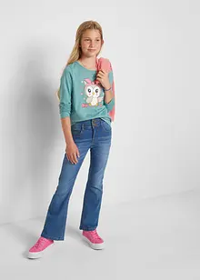 Tričko s dlouhým rukávem, z čisté organické bavlny (2 ks v balení), bonprix