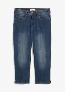 Džíny Slim Fit, Mid Waist, zkrácené, bonprix