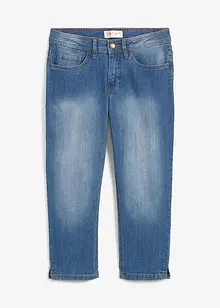 Džíny Slim Fit, Mid Waist, zkrácené, bonprix