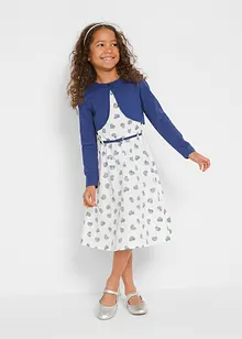 Šaty + bolero + pásek (3dílná souprava), bonprix