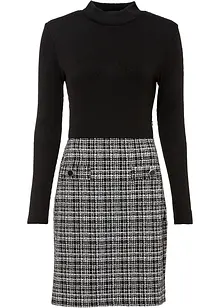 Minišaty ze splývavé směsi s viskózou, bonprix