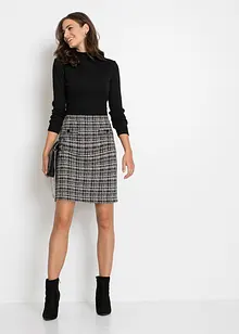 Minišaty ze splývavé směsi s viskózou, bonprix