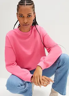 Oversize mikina z čisté bavlny, bonprix