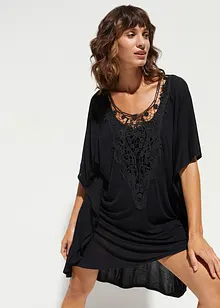 Průsvitná plážová tunika z viskózy, bonprix