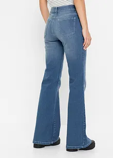 Džíny Bootcut, Mid Waist, organická bavlna, bonprix