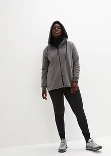 Flísová bunda s kapsami na zip, bonprix