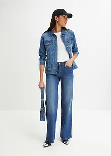 Základní strečová džínová bunda, bonprix