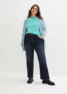 Wide Leg džíny High Waist, strečové, bonprix