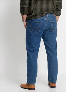 Džíny Classic Fit Straight, pasovka s elastickými vsadkami, bonprix