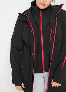 Nepromokavá strečová dlouhá softshellová bunda, bonprix