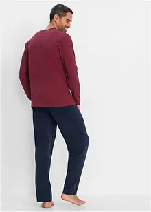 Pyžamo s bavlnou a dlouhým rukávem, bonprix