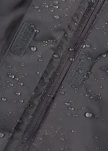 Nepromokavý outdoorový kabát s umělou kožešinou, bonprix