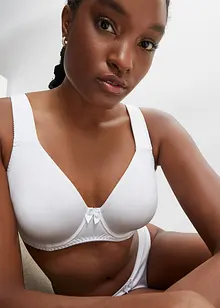 Hladká podprsenka s kosticemi a s lesklým efektem (2 ks), bonprix