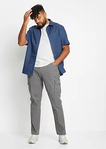 Strečové cargo kalhoty Slim Fit, Straight, bonprix