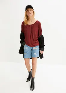 Oversize triko z viskózové směsi, bonprix