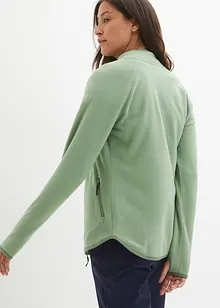 Flísová mikina s kapsami na zip, bonprix