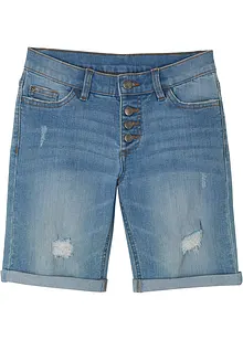 Strečové džínové šortky, Mid Waist, bonprix