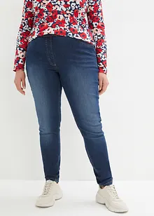 Džínové jeggings s pohodlnou pasovkou Skinny, bonprix