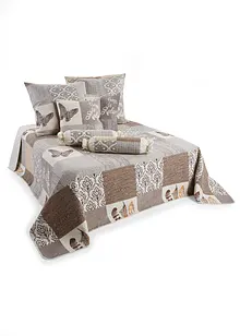 Denní deka s Patchwork potiskem, bonprix