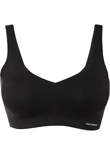 Bezešvá vyztužená podprsenka Feel Comfort, řezaná laserem, bez kostic, bonprix