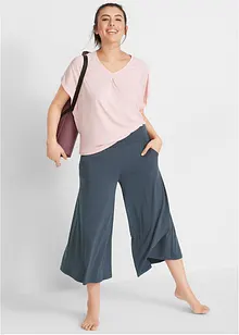 Kalhoty Culotte na doma, se širokými nohavicemi, bonprix