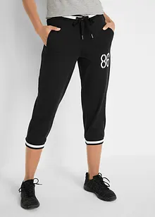 3/4 joggingové kalhoty z bavlněné směsi, bonprix