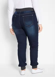 Džíny Boyfriend s elastickým pasem, Mid Waist, bonprix
