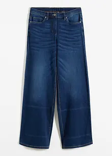 Džíny s širokými nohavicemi a pohodlným pasem, Mid Waist, bonprix