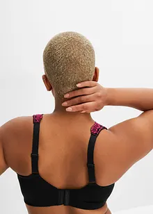 Odlehčující podprsenka bez kostic, s polstrovanými ramínky, bonprix