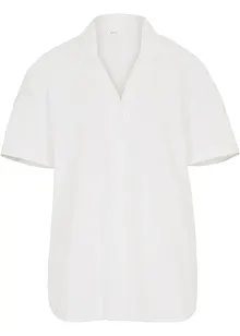 Volná oversize halenka z lehké lněné směsi, bonprix