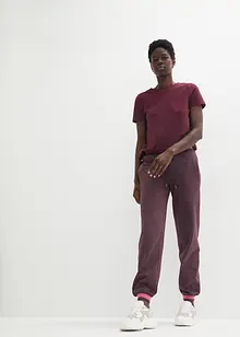 Teplákové kalhoty z bavlněné směsi (2 ks v balení), bonprix