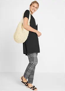 Úpletový kabátek z jemné viskózy, poloviční rukáv, bonprix