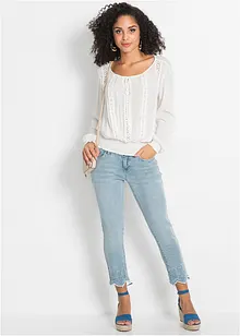 Halenka bez zapínání, z měkké viskózy, bonprix