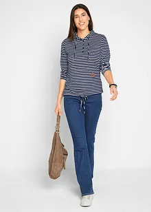Džíny z organické bavlny, Bootcut, Mid Waist, bonprix