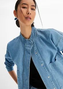 Oversize džínová bunda s cargo detaily, bonprix