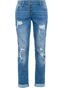 Džíny Boyfriend, Mid Waist, bonprix