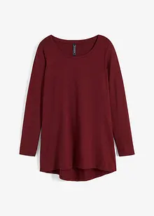 Triko s dlouhým rukávem, z čisté bavlny, bonprix