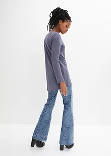 Triko s dlouhým rukávem, z čisté bavlny, bonprix