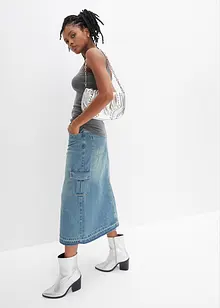 Top s úzkými ramínky, z čisté bavlny (2 ks v balení), bonprix