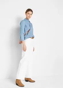 Strečové džíny Wide Leg, Mid Waist, bonprix